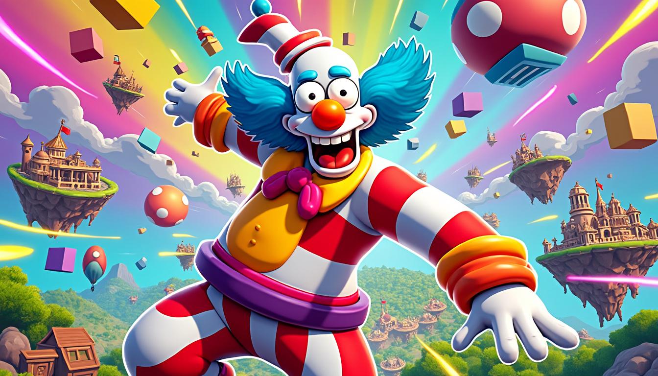découvrez l'arrivée de krusty le clown dans fortnite avec la date de sortie officielle du skin et tous les détails du contenu du pack exclusif.