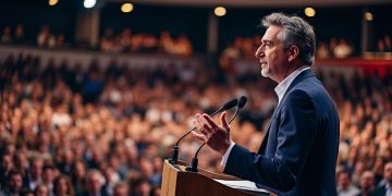 jean-luc mélenchon galvanise un palais des congrès comble à perpignan et lance une attaque cinglante envers la présidente lors de son discours passionné.