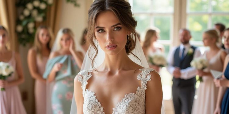 découvrez la remarque surprenante de laury sur sa robe de mariée dans mariés au premier regard, qui a suscité de nombreuses réactions parmi les internautes.