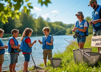 participez au stage de pêche pour les jeunes à vic-sur-cère, organisé conjointement par l'aappma et la fédération, pour découvrir la pêche, la nature et les techniques de manière ludique et éducative.